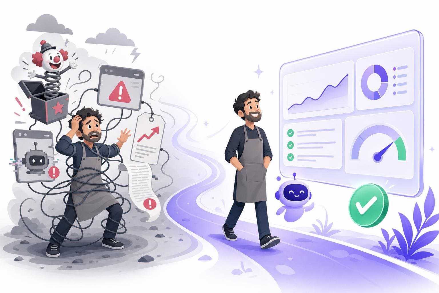 Other chat tools spring billing shocks, hallucinations and slowdowns on you — Bookbag is the calm, transparent path